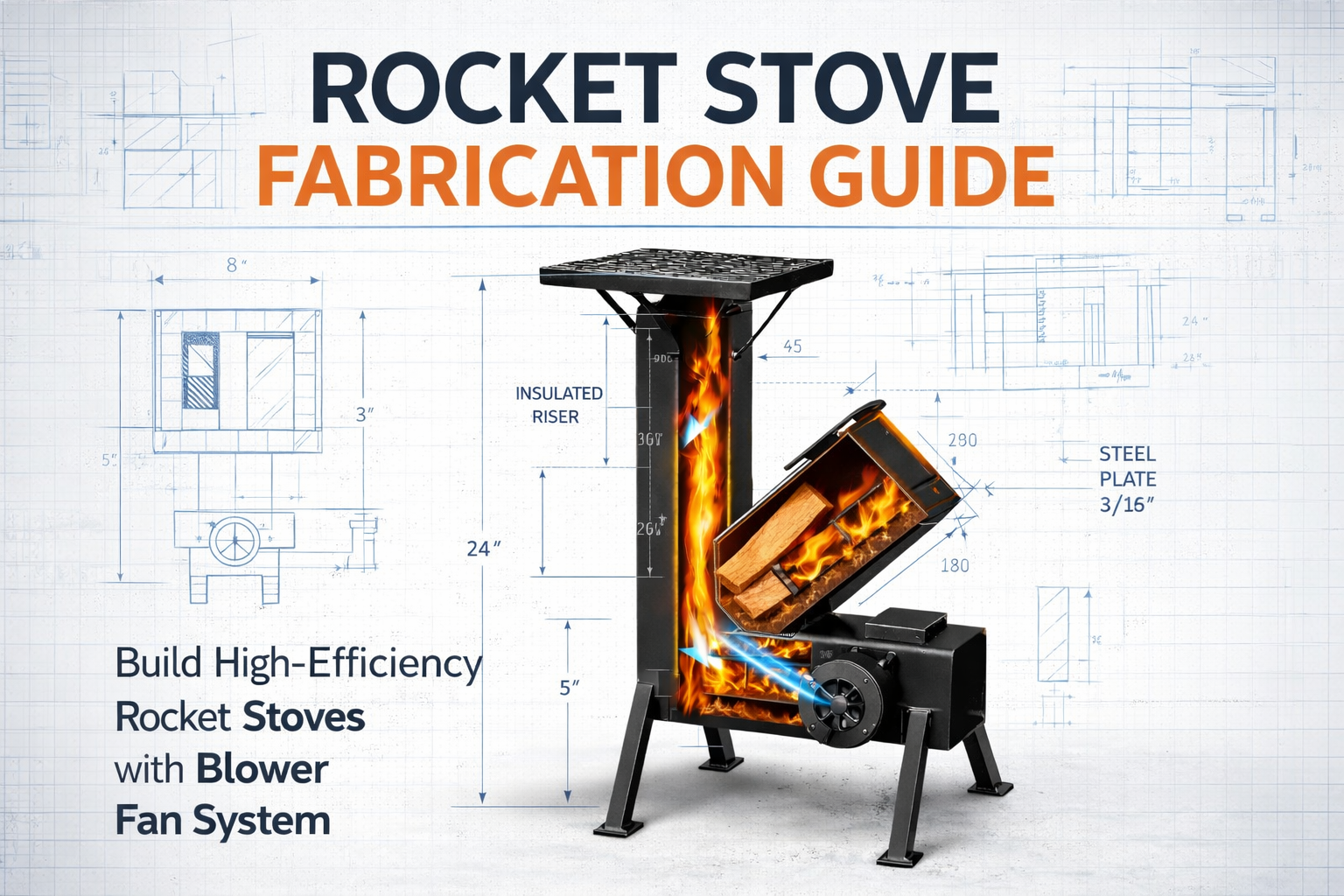 Rocket Stove Fabrication Guide – Complete Construction Manual